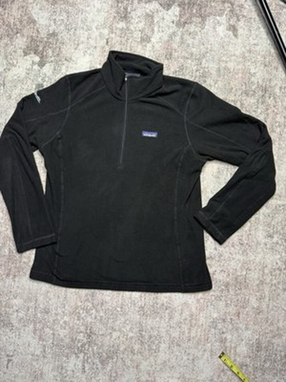 Women’s Patagonia Better Sweater Quarter Zip Fleece Pullover Black Sz L Gorpcore